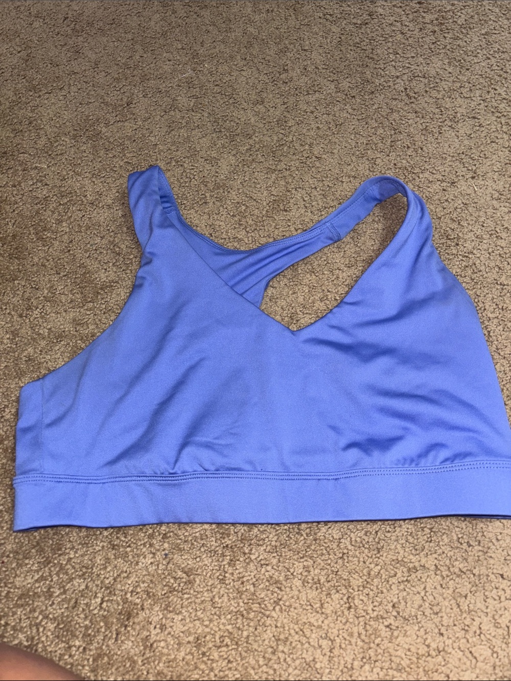 tek gear Periwinkle V-Neck Racerback Sports Bra